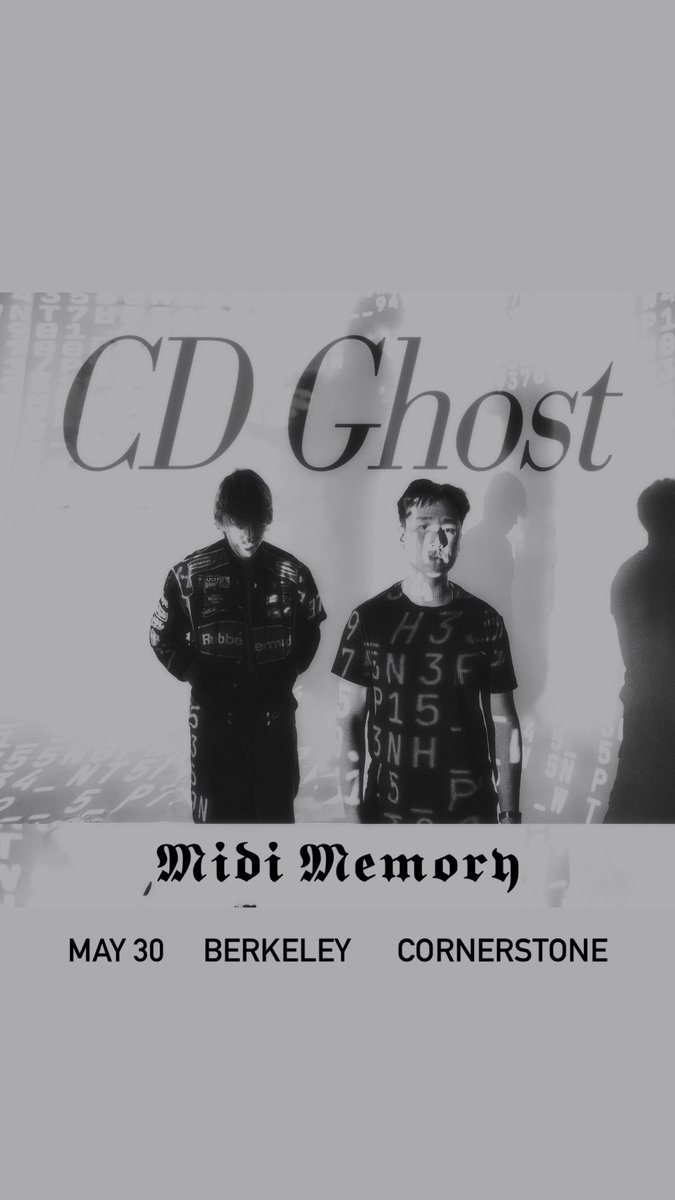 midimemory's tweet photo. Going on tour with @_cdghost 🖤
Tickets available now ⬇️ 

https://t.co/t8tANogrKZ

5/30 Berkeley 
5/31 Reno
6/12 Los Angeles https://t.co/t9JsetAvU0