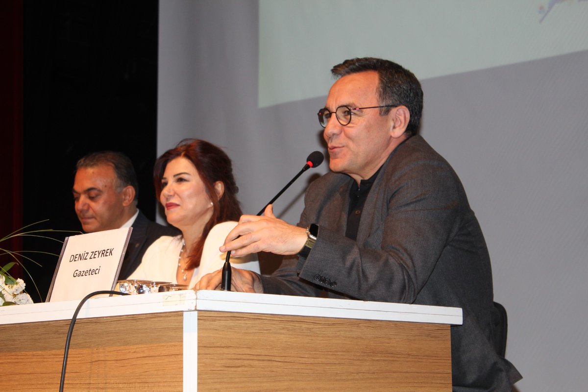 HabereGuven's tweet image. Deniz Zeyrek; “Gerçeği, Cesareti ve Umudu Yaymak Zorundayız” habereguven.com/deniz-zeyrek-g… @Deniz_Zeyrek @Adana_Bld @ZeydanKaralar01
@GungorGecer @aniltanburoglu
@orhanssumer @muzeyyensevkin
#Adana #Panel #CumhuriyetveAydınSorumluluğu