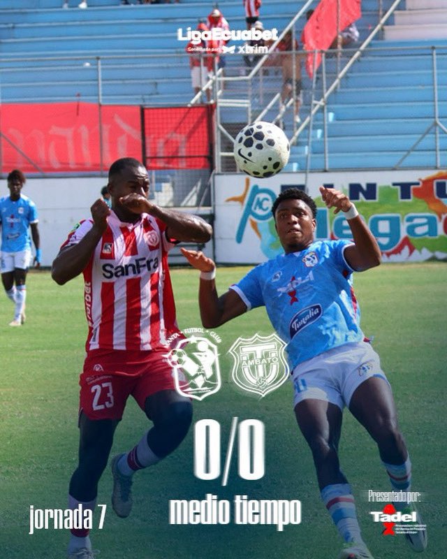 MantaFutbolClub's tweet image. 45'⏰ MEDIO TIEMPO | No se mueve el marcador de momento. 

#MAN 0️⃣🆚0️⃣ #TEC 
#MantensesComoTú
#VamosPorMás