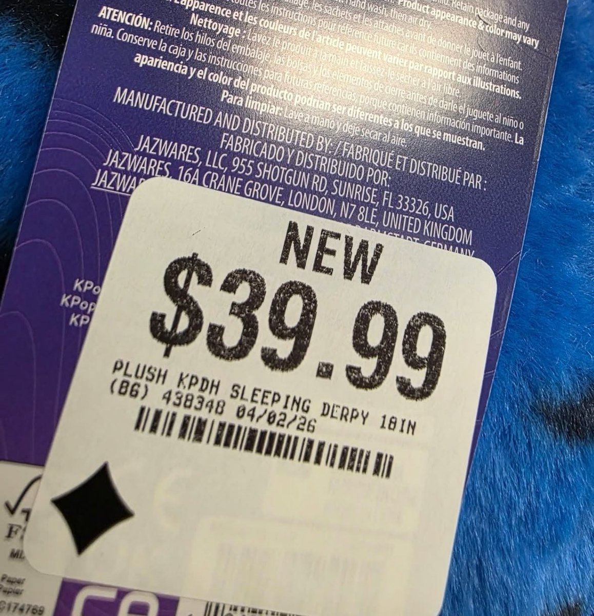 Soft Derpy Warm Derpy ~ These cute new Derpy Plush from Jazwares are now appearing in stores! Online too below ..

   Linky ~ fnkpp.com/GSKPDH

Photos thanks to <a href="/LVFunkoholics/">Las Vegas Funkoholics</a> ~ #Ad #FunkoPOPNews #KPopDemonHunters #Derpy #Jazwares