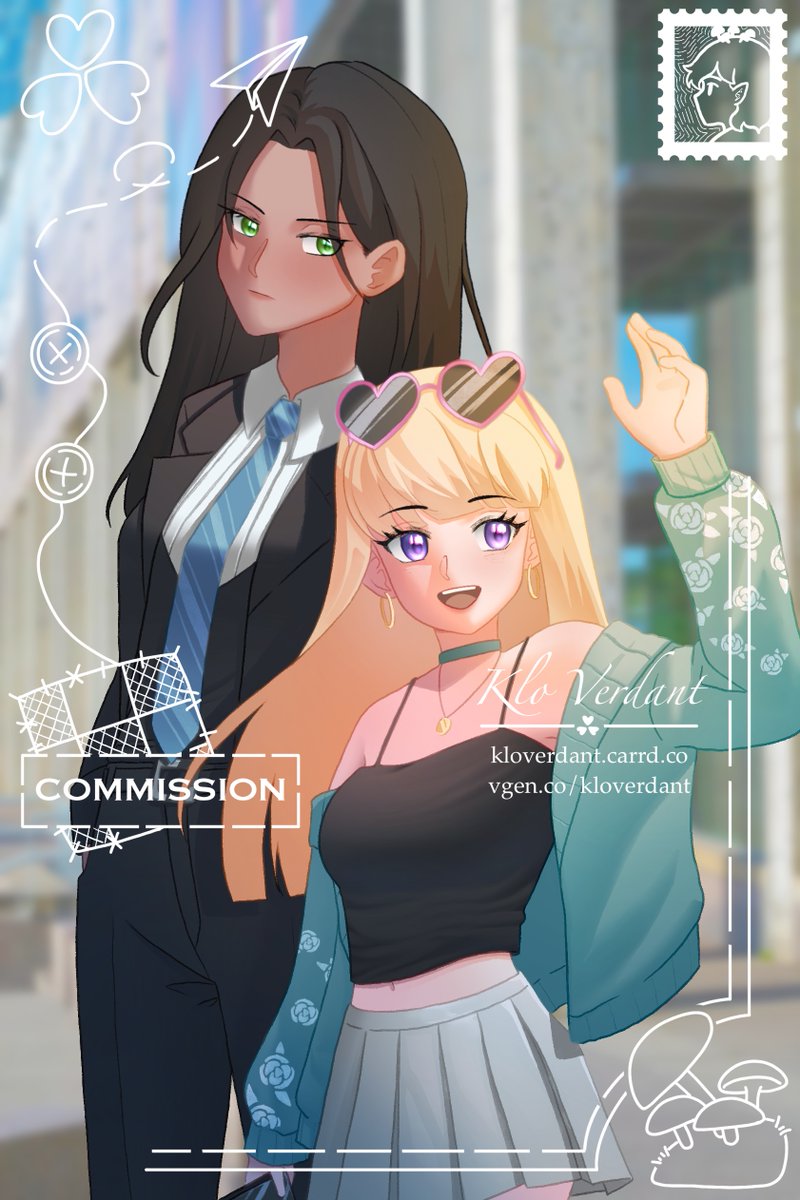 kloverdant's tweet photo. Hi I’m still alive I swear. Here’s some “recent” comms I did for friends as proof of life https://t.co/sSUko75NYb