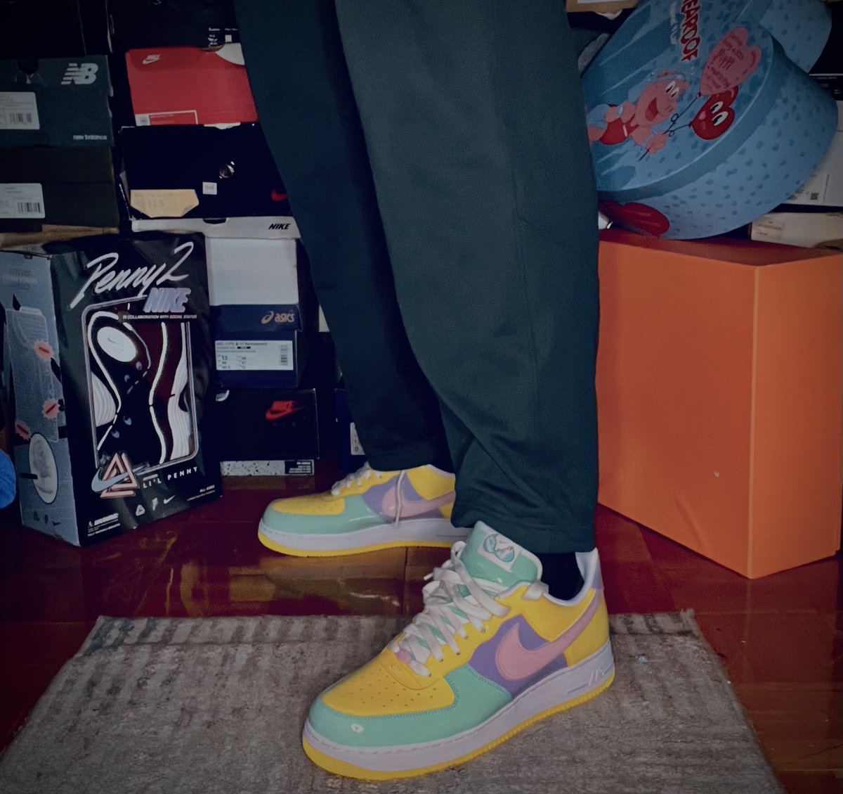 tht_sneaker_guy's tweet photo. Happy Easter 🐣🐇🐰 Sneaker Twitter Family!
👟: Nike AF1 “Easter”
#KOTD #Easter #Nike #Nicekicks #Kicksonfire #yoursneakersaredope #thtsneakerguy https://t.co/Vp34D2T4zB