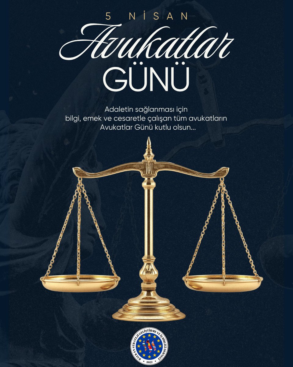 *Avukatlık; yalnızca dava takip etmek değildir.
-Avukatlık; haksızlığa karşı durmaktır.
-Avukatlık; adaletin vicdanıdır. 
*Bu bilinçle;hukuku, insan haklarını ve demokrasiyi kararlılıkla savunan tüm avukatların 5 NİSAN AVUKATLAR GÜNÜ’nü saygı ve dayanışma duygularıyla kutluyoruz.