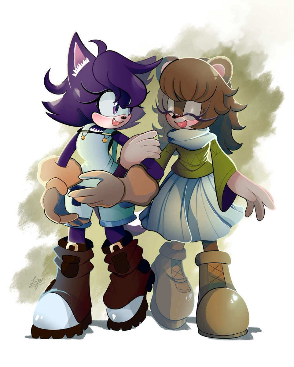 Comm. for @ Anyaceros on tiktok 💜💚

#sonicfandom #art #furrycharacter #furryfanart #commiss