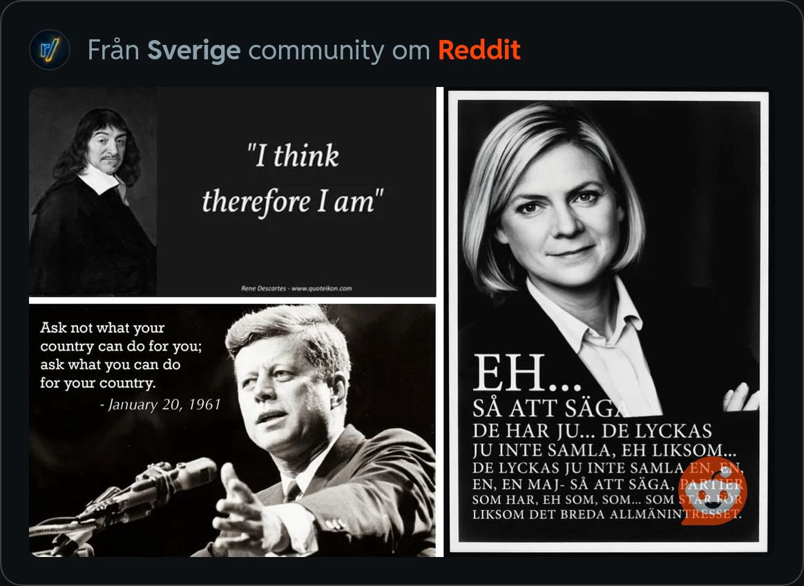 Ungefär samma nivå på dessa uttalanden.