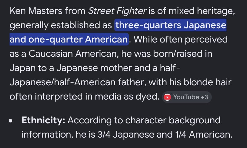 KIXUO_Tweet's tweet photo. @Donte_Loves_Art @glacilan Lol do you think all Asian have to have slanted eyes to be Asian. Also Ken is Japanese American. https://t.co/3Ux3TMMbHt