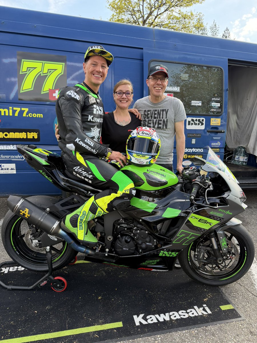 DomiAegerter77's tweet image. Testing the new #636 Kawasaki training Bike @circuitdelanneaudurhin with @speerracing 

#sunday #fun #work #77 

🧑‍🔧 @pevi_1969 🏍️@pvm_motosport_gmbh 👩‍🔧 @manuelastadler 

📸: @sportfototrescher 

domi77.com