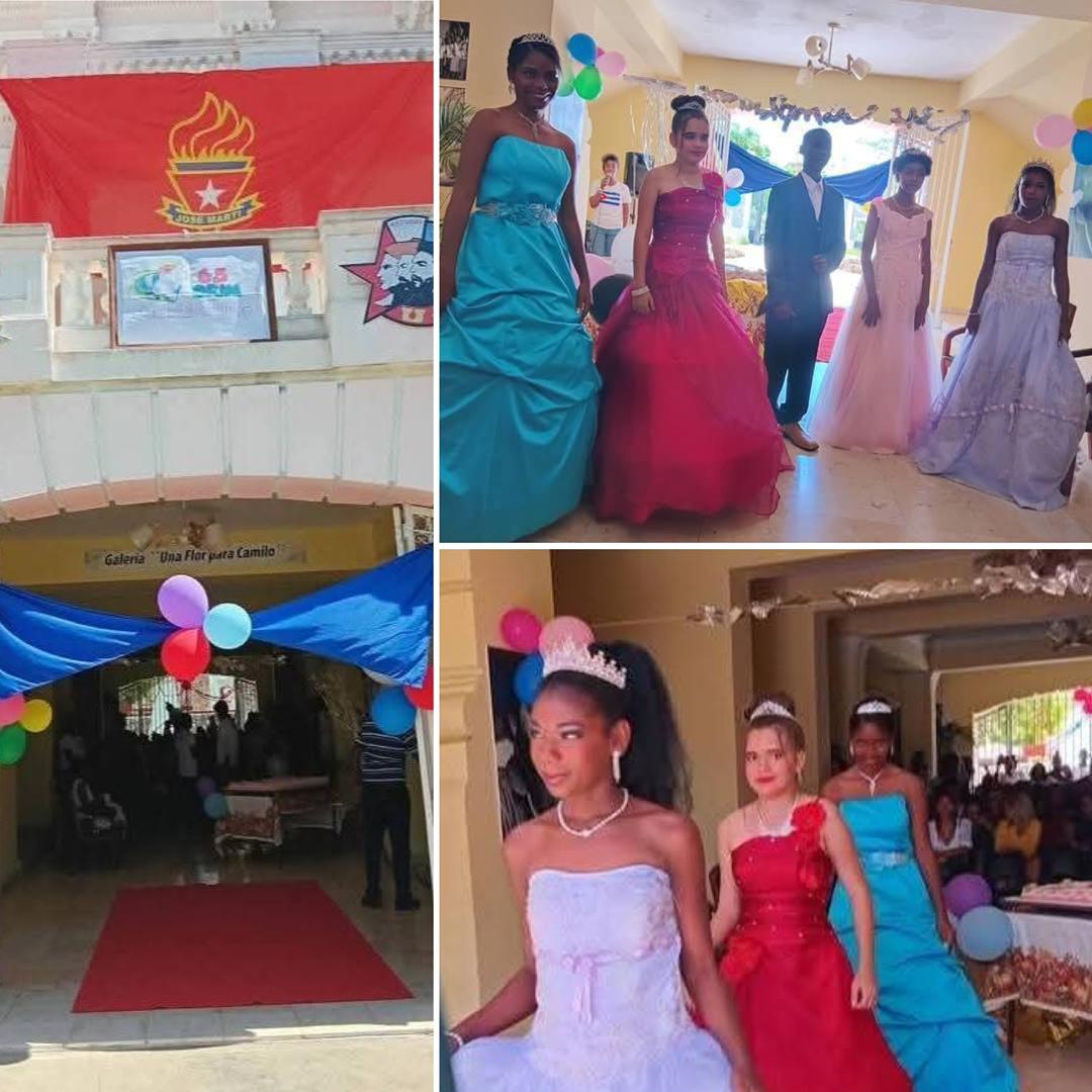 Como parte de la celebración de los aniversarios de la OPJM y de la UJC, el Palacio Provincial de Pioneros Una Flor para Camilo acogió la fiesta de quinceañeros de las casas de niños sin amparo parental, en Santiago de Cuba.

¡Muchas felicidades!

#UnidosXCuba