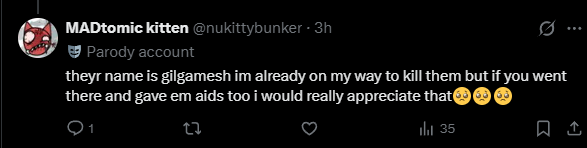 Gilgamesh! (THEY/THEM) tweet media