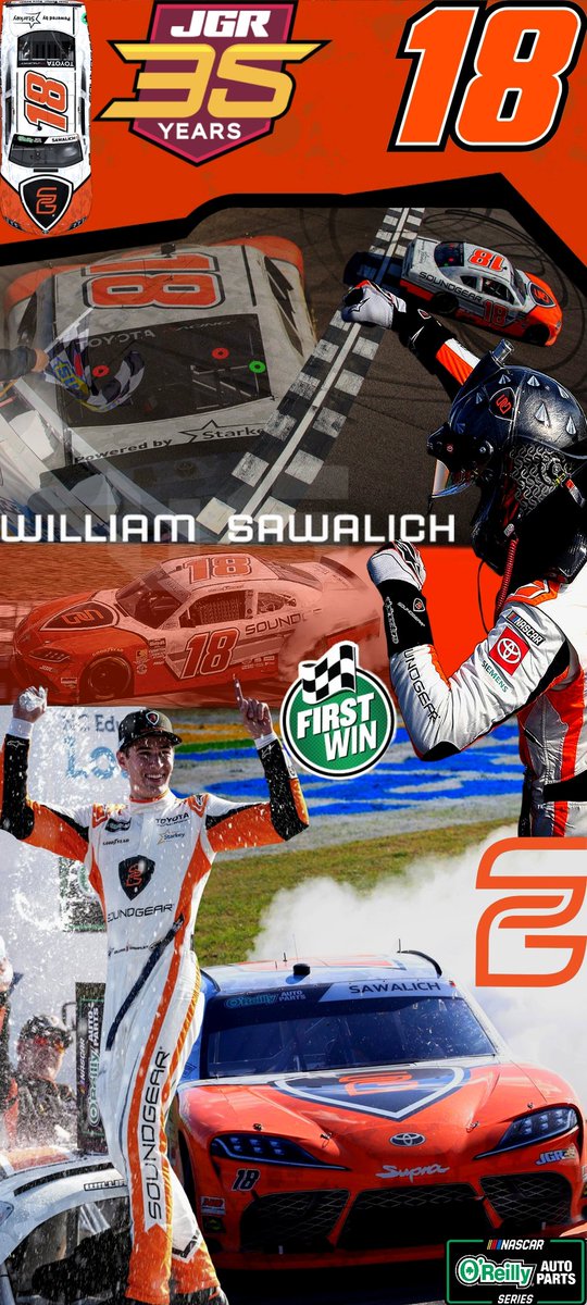 CalCovs8's tweet photo. Finally!! His time is now!
@WilliamSawalich @SoundGearHear @JoeGibbsRacing 

#WilliamSawalich #Orange #Soundgear #JGR #JoeGibbsRacing #Firstwin #TheRock #FirstWin #Wallpaper4K https://t.co/UJBLK4KLI9