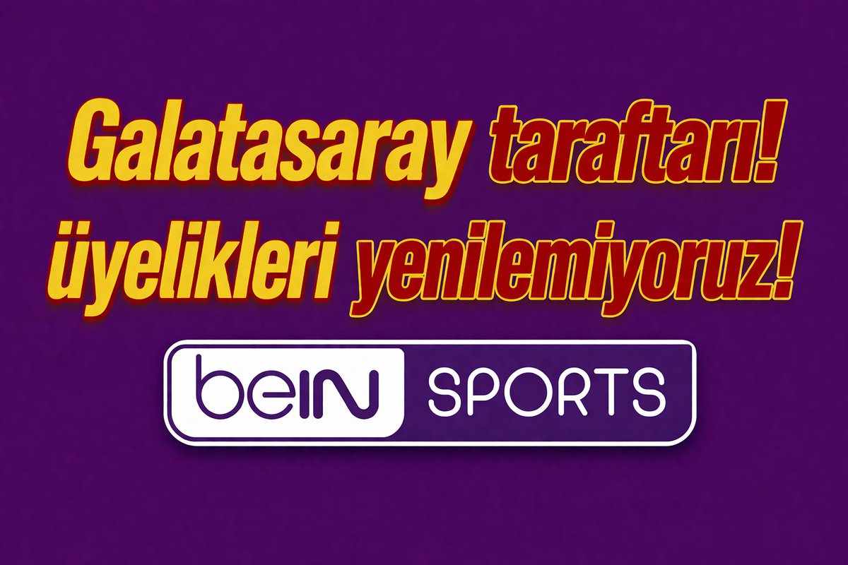 Sizi bu ülkeden biz göndereceğiz
<a href="/beINSPORTS_TR/">beIN SPORTS Türkiye</a> !