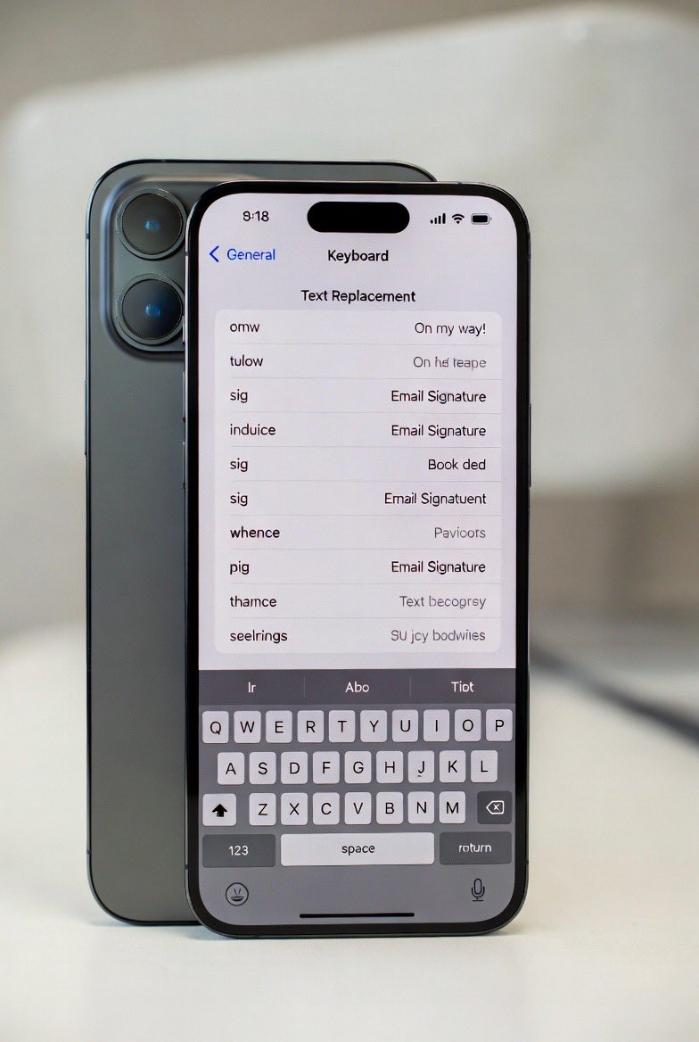 mac_david16ayon's tweet image. #GADGETS #TIPS
 
IPHONEs!

**Text Replacement Shortcuts**  

Go to Settings &amp;gt; General &amp;gt; Keyboard &amp;gt; Text Replacement on your iPhone 16. Create shortcuts for long phrases, emails, or sentences. Type a short code and your full text appears instantly. Saves time on repetitive