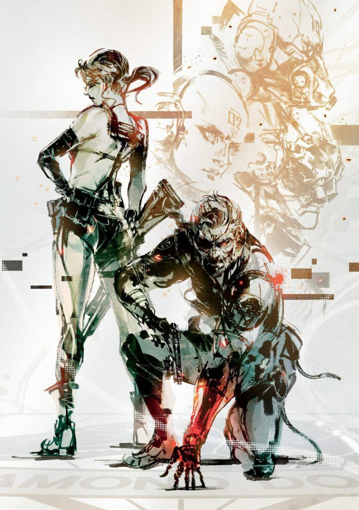 TobVaco's tweet photo. intente darle un estilo como el de las portadas de los metal gear pero siento que quedo muy limpio a comparación de las referencias https://t.co/lDyRiPbygy