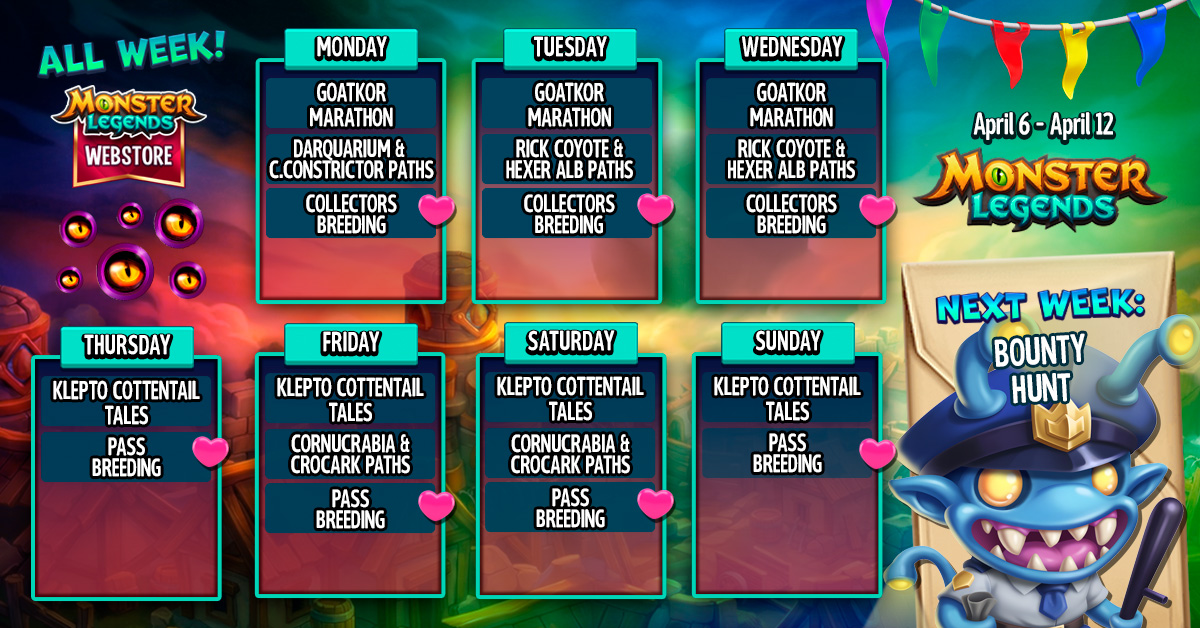 It's time for a new weekly calendar, so let's not beat around the