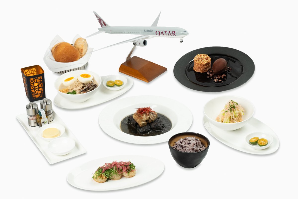 luxurylifestyle's tweet image. Qatar Airways Launches an Exclusive Business Class Menu luxurylifestyle.com/headlines/qata… #restaurant #Michelinrestaurant #luxuryrestaurant #luxurydining