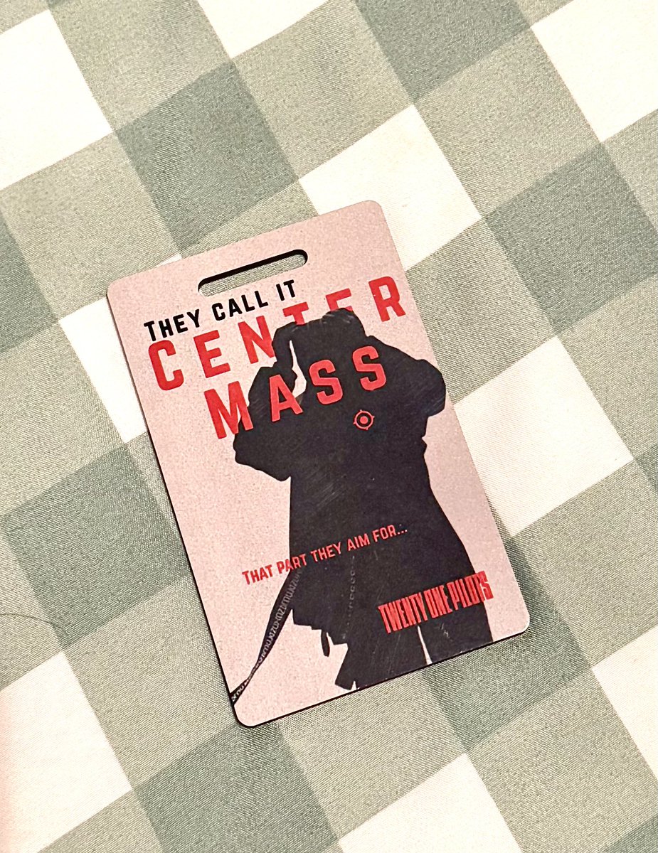 The center mass luggage tag is back up on my Etsy!