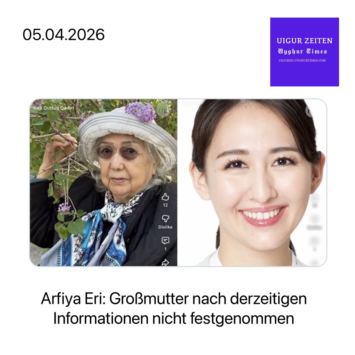 Uigur Zeiten tweet media