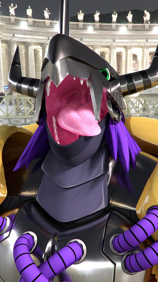 Ever seen... An ultimate maw?
Say hi to Kane~
These guys just keep their maws hidden behind that helmet... But not this one~