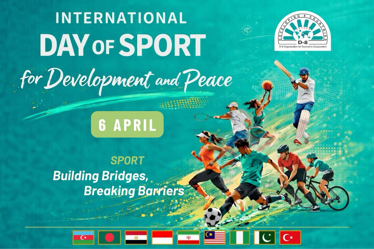 Today (April 6), we commemorate the International Day of Sport for Development and Peace (#IDSDP), recognizing sport’s unique ability to foster positive values, build bridges, and break barriers. Sport serves as a powerful catalyst for social transformation and reinforces the