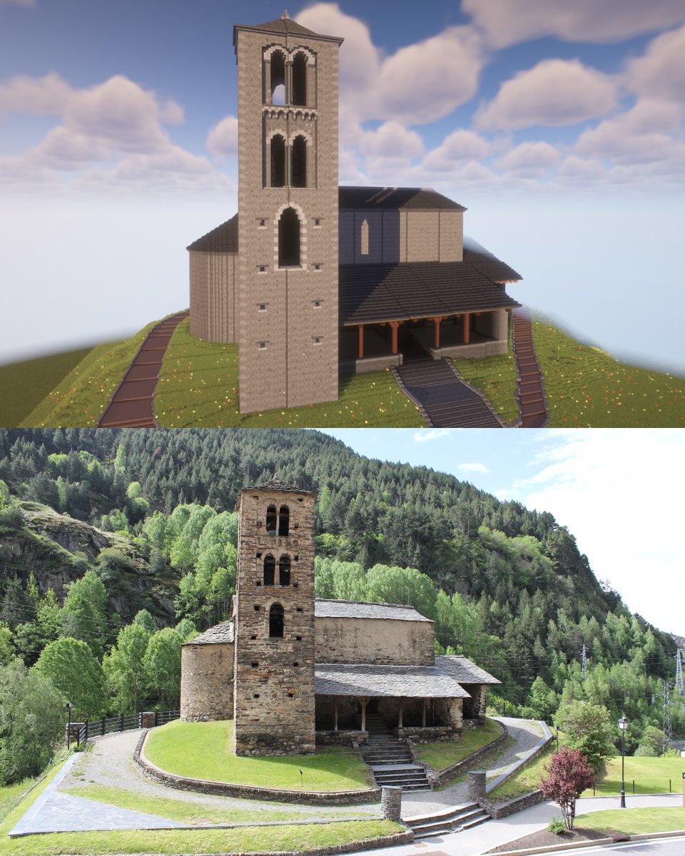 Minecrafteate's tweet photo. Iglesia de Sant Joan de Caselles, Andorra. Minecraft vs Realidad

#andorra #minecraft #minecraftbuilds #canillo #minecraftbuildings #minecraftideas #minecraftidea #minecraftbuild #minecraftcreative 

Fuente fotos reales. Wikimedia Commons https://t.co/ndS609sEVM
