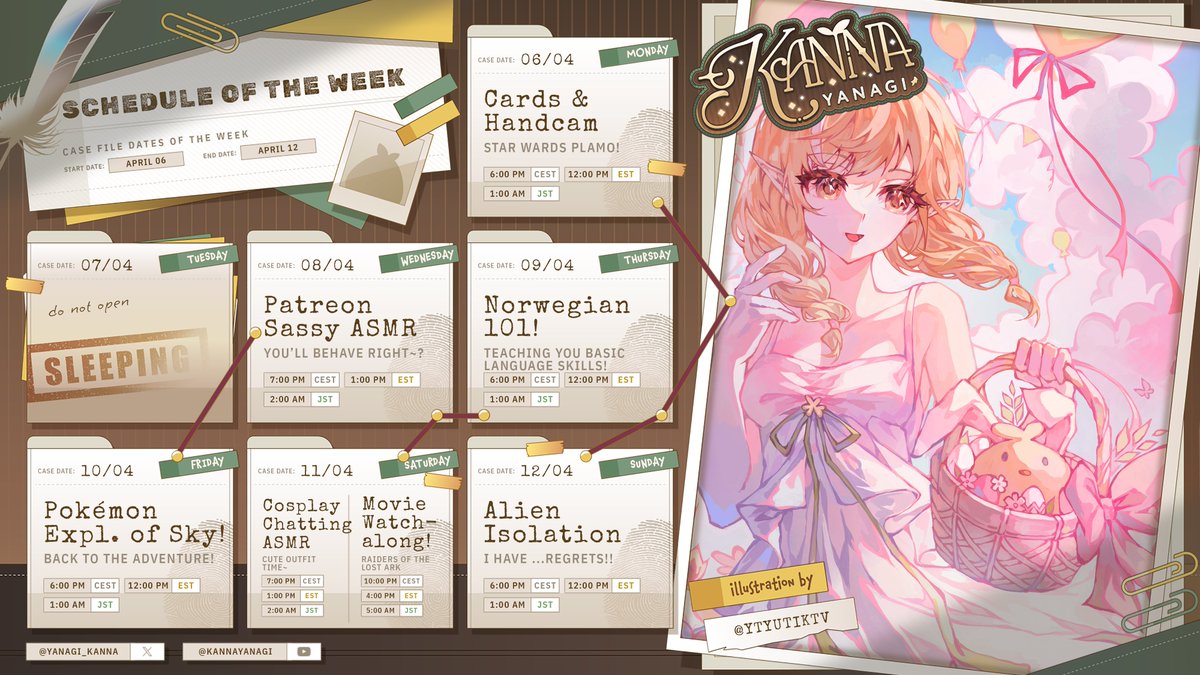 Kanna Yanagi 🦆🔍Glitch Stars tweet media