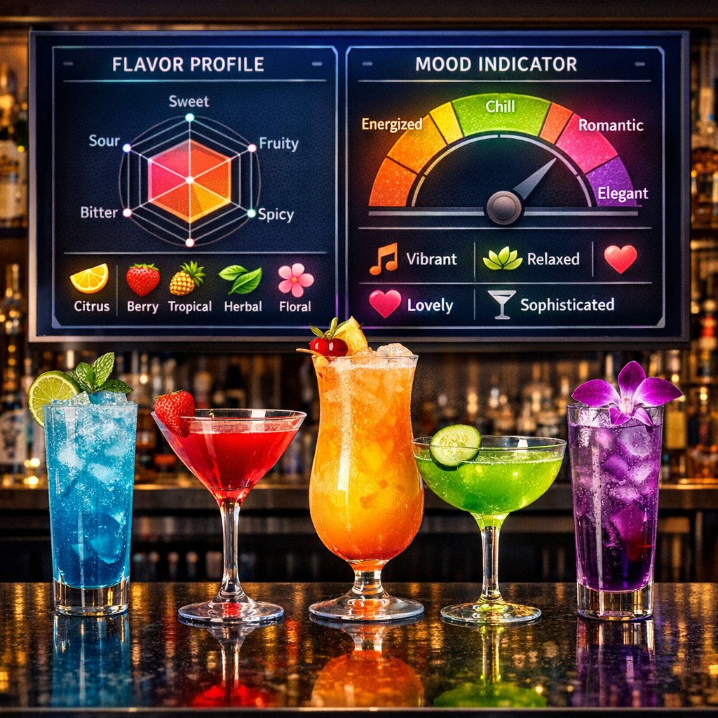 BarGPT's tweet photo. 🍹 Unlock the perfect cocktail for your mood with BarGPT! Our AI technology analyzes your flavor profile and ingredients to create a personalized drink just for you. Experience mixology like never before! Visit us at https://t.co/v4EcdnQaeT and discover your next favorite cocktail! 🍸 #BarGPT, #CocktailMagic, #DrinkInspiration,#Mixology, #AI, #HappyHour, #CocktailLovers