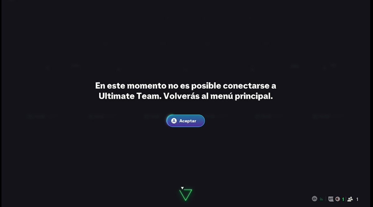 iDarcker's tweet photo. @EASFCDirect Antes no dejaba completar el 4to partido del Gautlet; ahora no me deja entrar en UT, ni en webapp mí Companion @EAHelp @EASFCDirect https://t.co/ej1zVI4gic