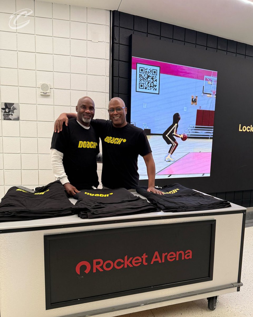 Cavs fans & youth athletes! Stop by the social zone today at Portal 11 to learn more about DOACH, the real-time coaching app coming soon! #LetEmKnow