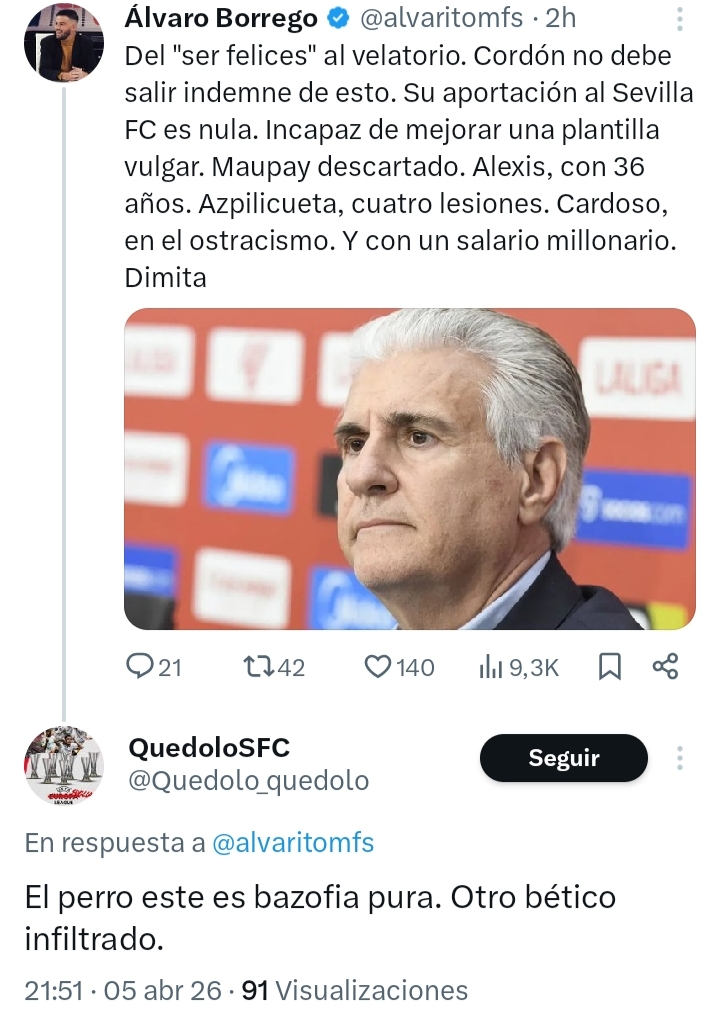 Sevillista Out Of Context tweet media