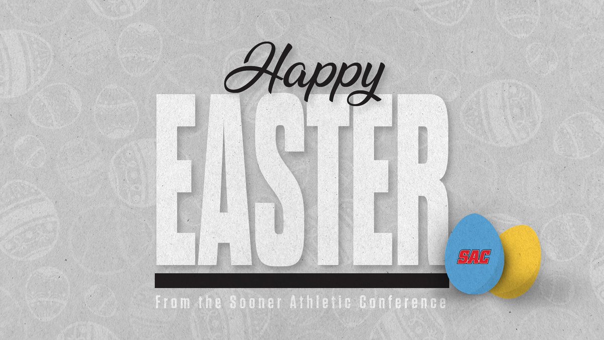 Wishing everyone a joyful and blessed Easter from all of us at the Sooner Athletic Conference! Celebrate with your loved ones and enjoy the spirit of the season.