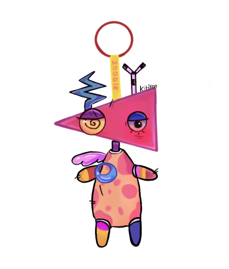 Kitikat8hfb's tweet photo. #Zooble #art 
I want toys with Zooble🌸✨ 
Please do the same as Pomni
(Zooble Animiz Pendanz) https://t.co/scR5J1cRdX