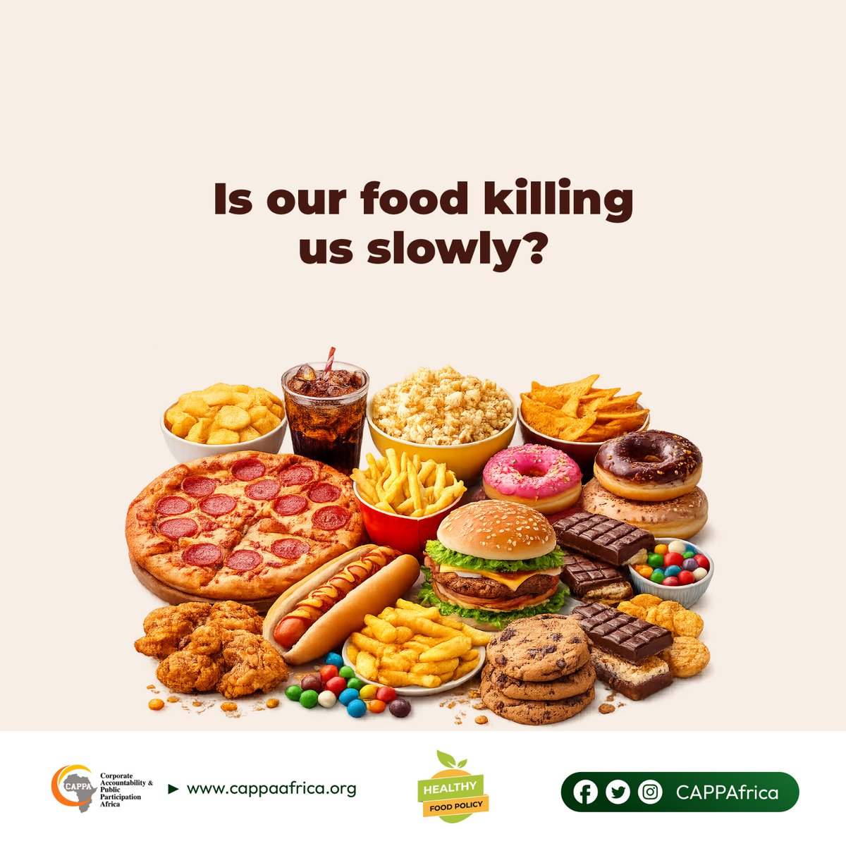 HealthyFood_NG's tweet photo. Ultraprocessed foods are loaded with salt, sugar, unhealthy fats and additives, and these sneaky ingredients are the leading culprits behind non-communicable diseases. It's time to take a closer look at what we are putting on our plates!

#SaltReduction #HealthyDiets https://t.co/CQfk51iCzB