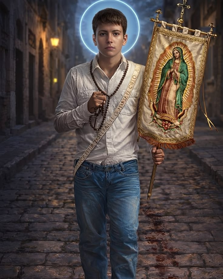 JustAdaugoijele's tweet photo. Saint José Sánchez del Río, patron of persecuted Christians,  pray for the persecuted Christians all over the world
Amen https://t.co/0Pr0nAO9el
