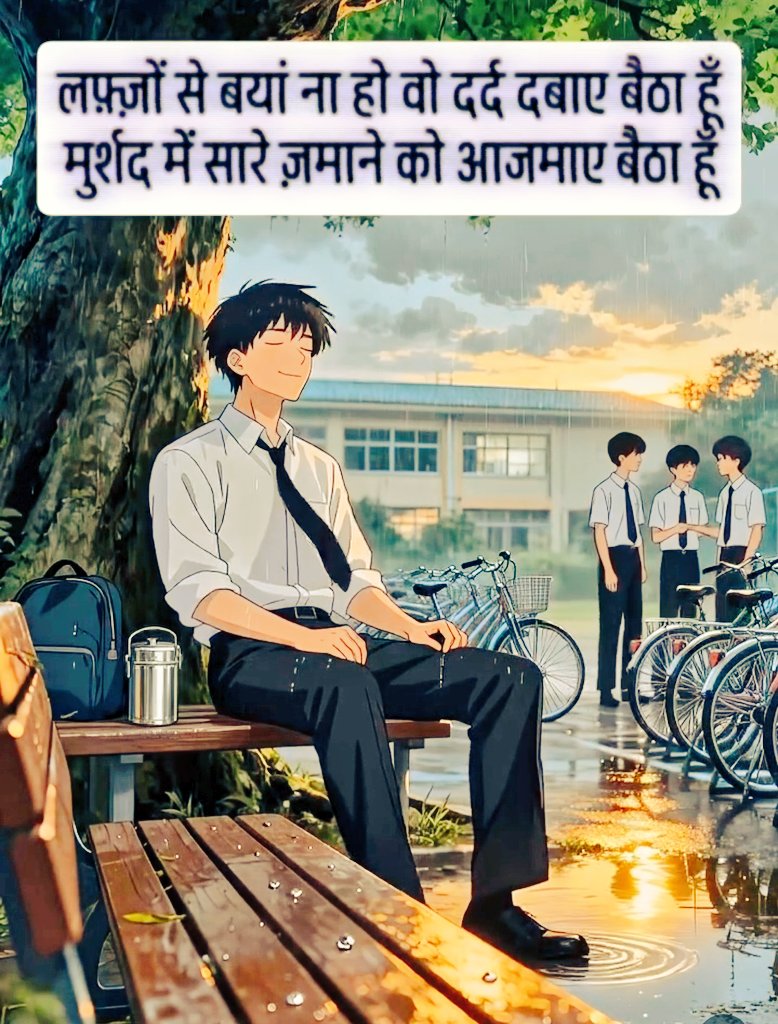 djdharmesh___'s tweet image. लफ़्ज़ों से बयां ना हो वो दर्द दबाए बैठा हूँ 
मुर्शद में ये सारा ज़माना आजमाए बैठा हूँ 
#yourquote #trandingtweet #shayari #yq