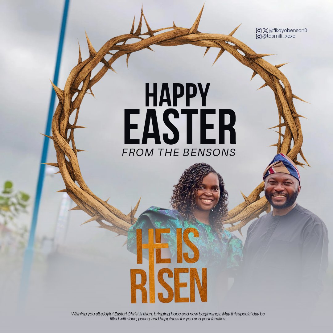 Happy Easter from me and mine. 
Celebrating Our risen king, Jesus.