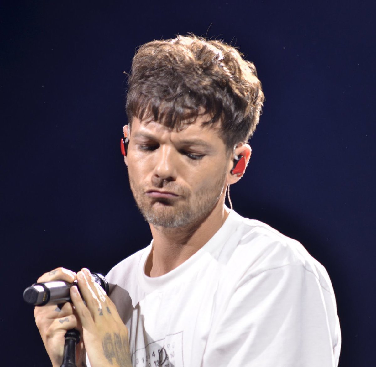 Don’t hate me but when I’ve seen this pic what popped up in my mind is antis going to Louis’ shows and seeing all the bluegreening this little sap does😃