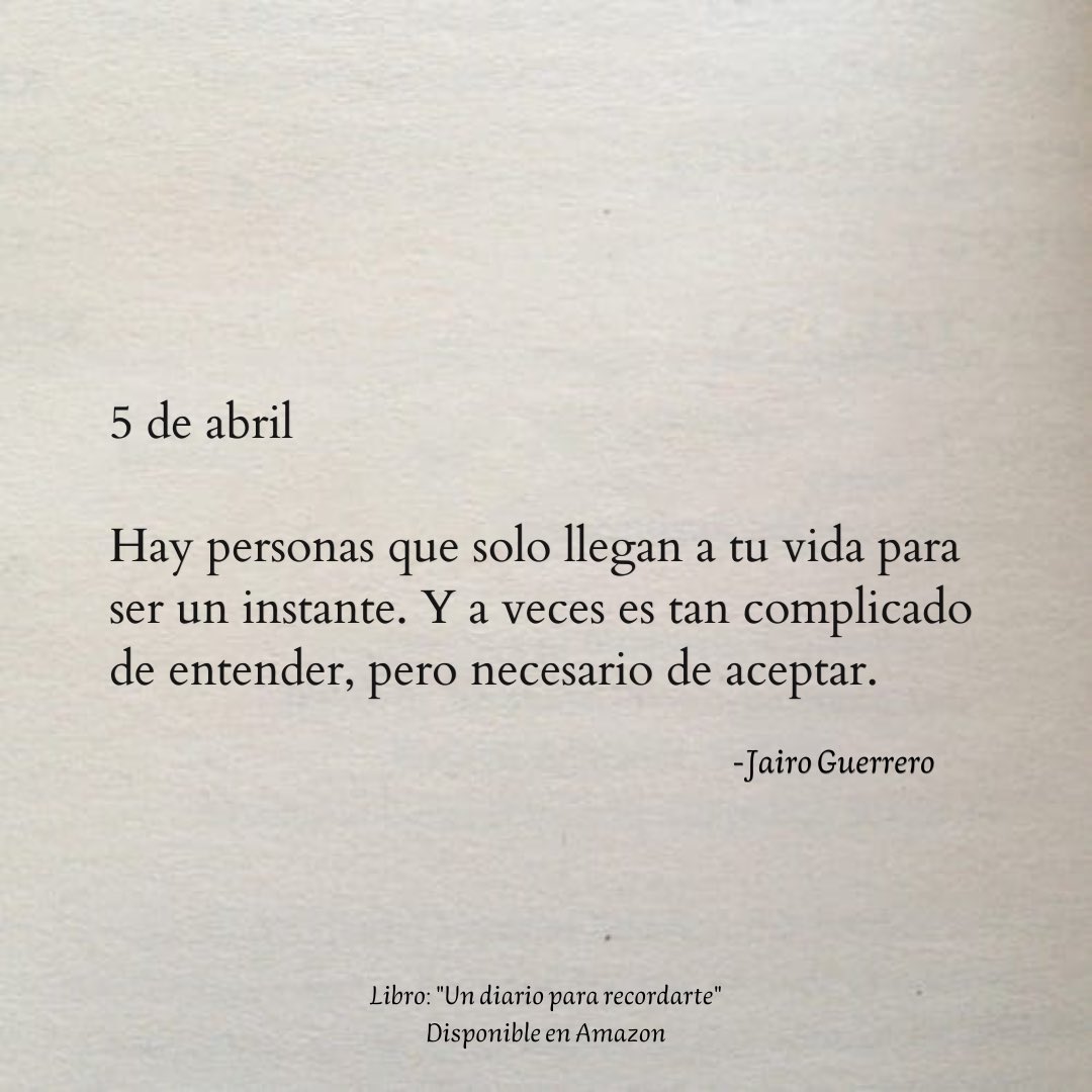 5 de abril. 🍂