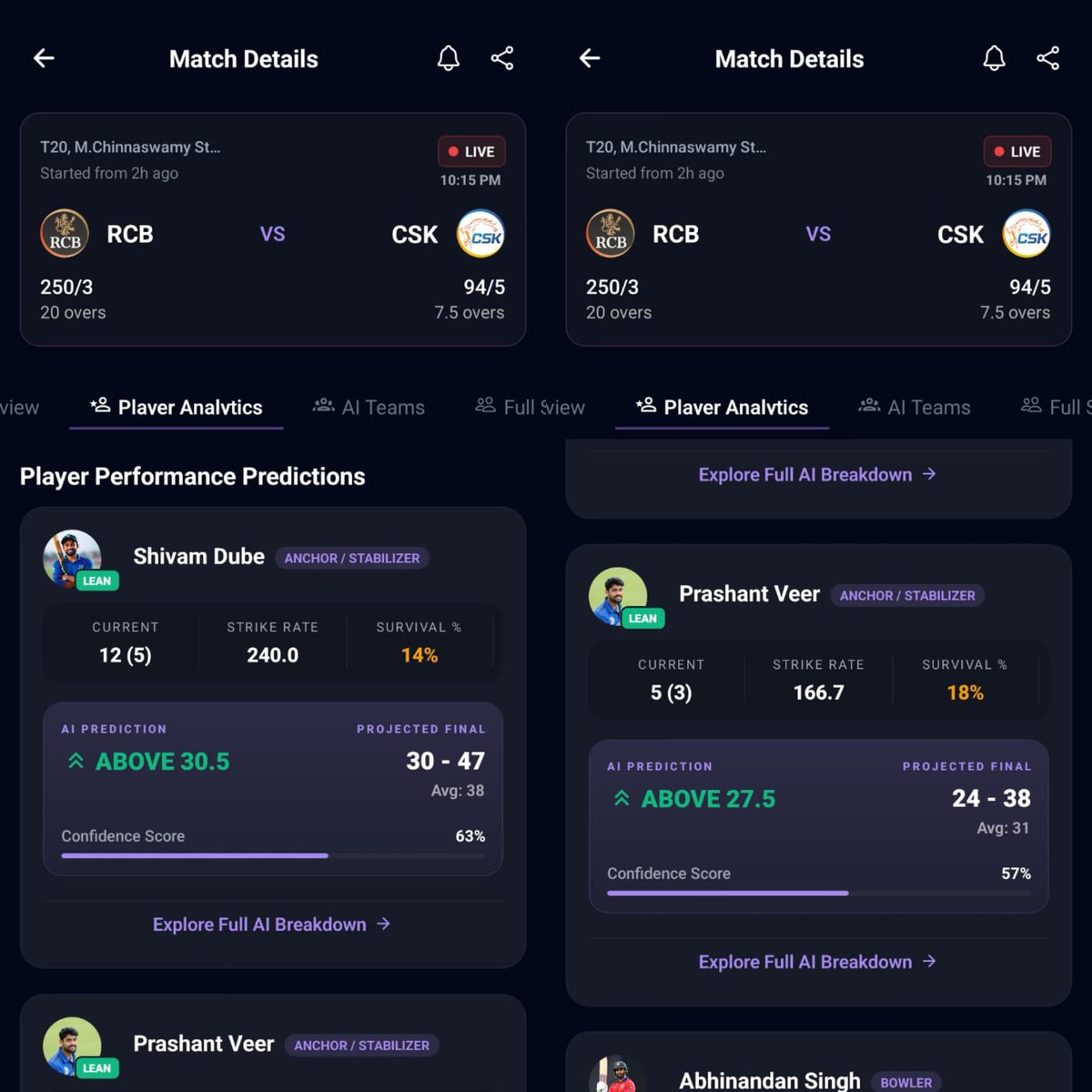 imsonup_'s tweet photo. “250 score… and STILL unsafe 🤯

If you think this match is done, you don’t understand T20.

AI is seeing something most people are missing…

And it’s about to shock everyone. 👀

Stay till the end.”

#IPL #RCBvsCSK #CricketPrediction #SportsAI #CricketAnalysis #T20Cricket #CricketReels #RCB #CSK #ViratKohli #MSDhoni #MatchPrediction #CricketFans #ThinkAgain #NotOverYet #PlaySmart