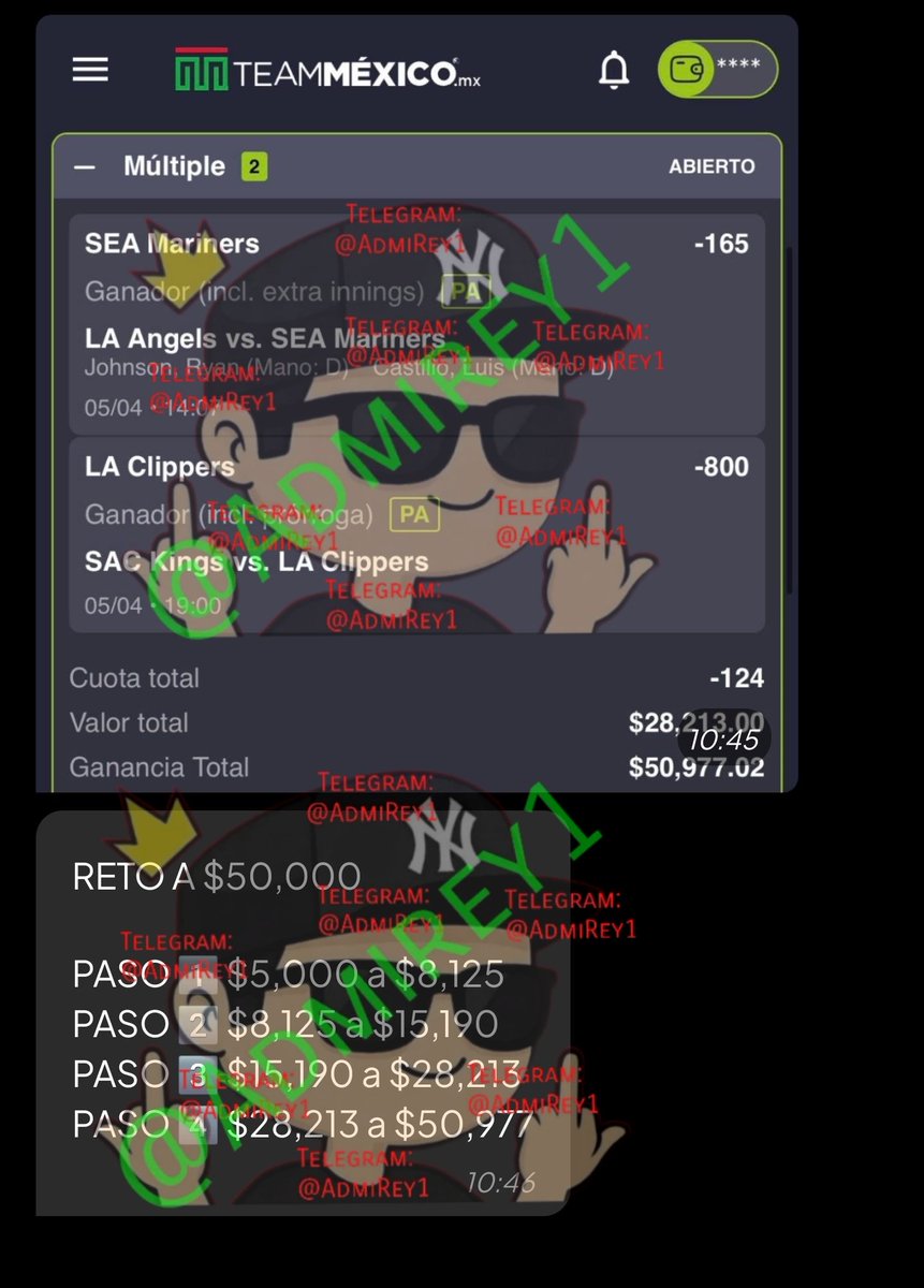 Picks de Cristian Rey 👑 y Gallito vip tweet media