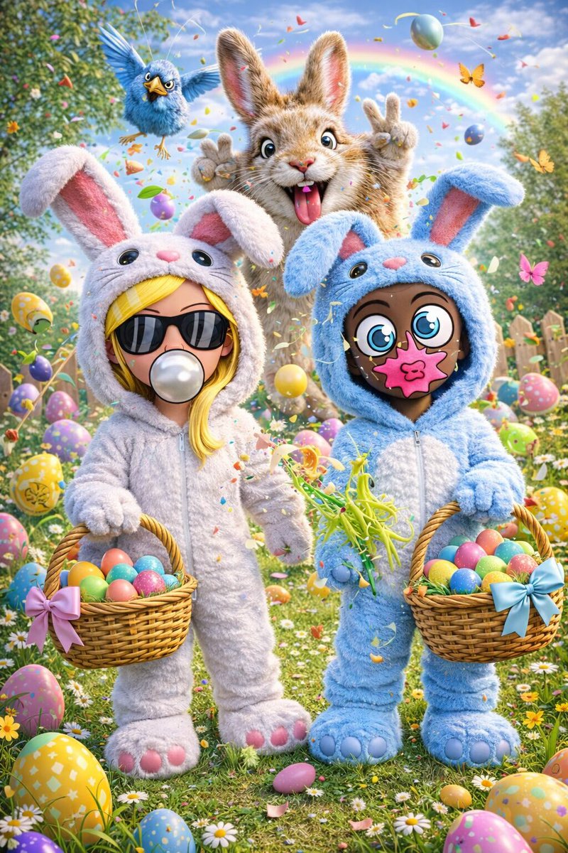 To all the <a href="/bubblegumkids_/">Bubblegum Kids</a> that are hunting eggs today, have an EGGcellent Easter
