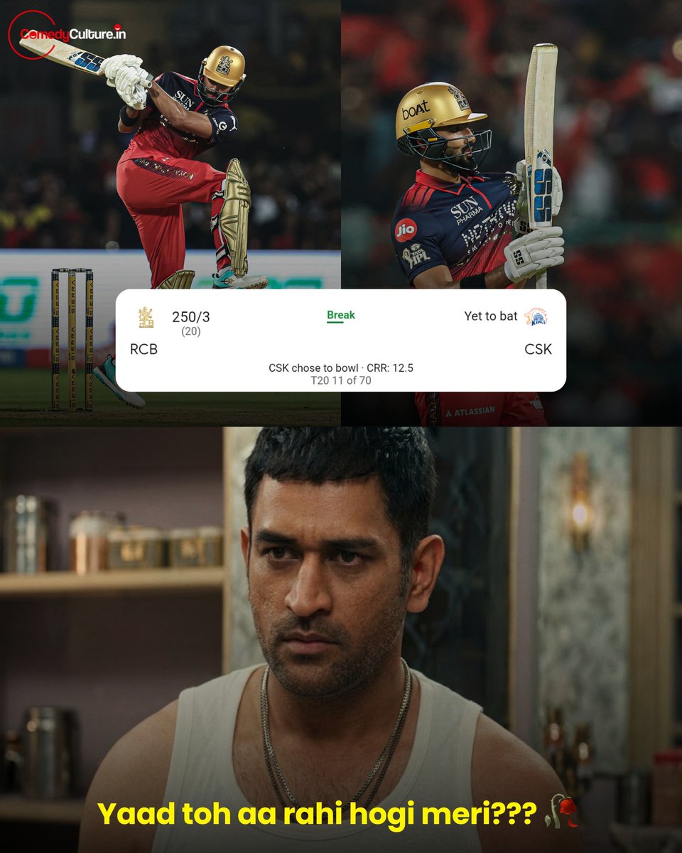 Ye kya haal ho gaya CSK ka 😭🙏