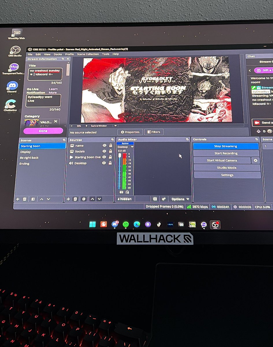 ilyDeadlyy's tweet image. live - twitch.tv/ilyDeadlyy

Come chill w me make sure to drop a follow aswell!

#valtwt #valorant #smallstreamer #promotwt #twitchaffiliate #twitch