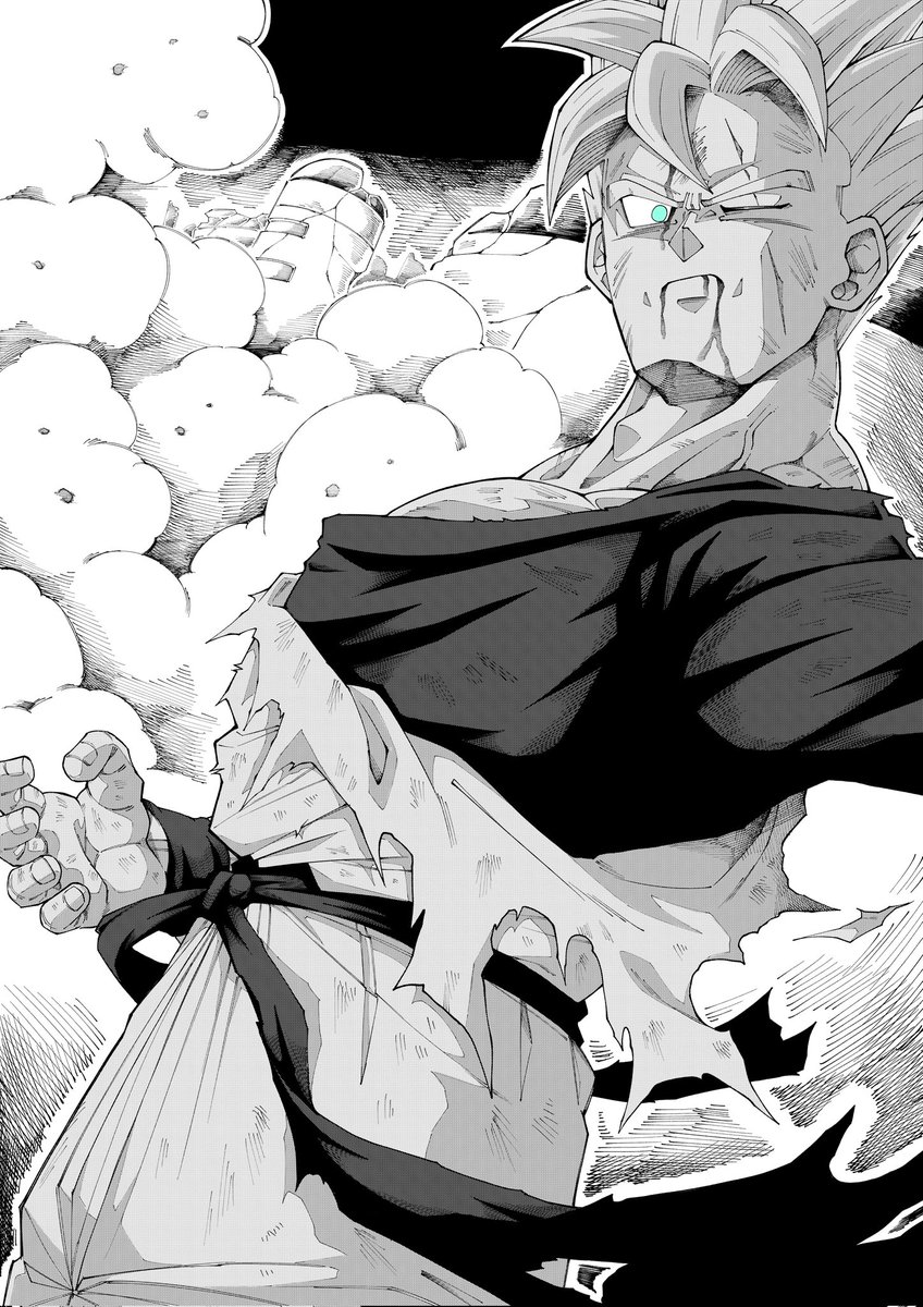 SON_GOHAN_LOVE's tweet photo. 🏴モノクロ祭り～！🏳️
みんなもモノクロ絵描こう！🖋️ https://t.co/1GwslxS5LE