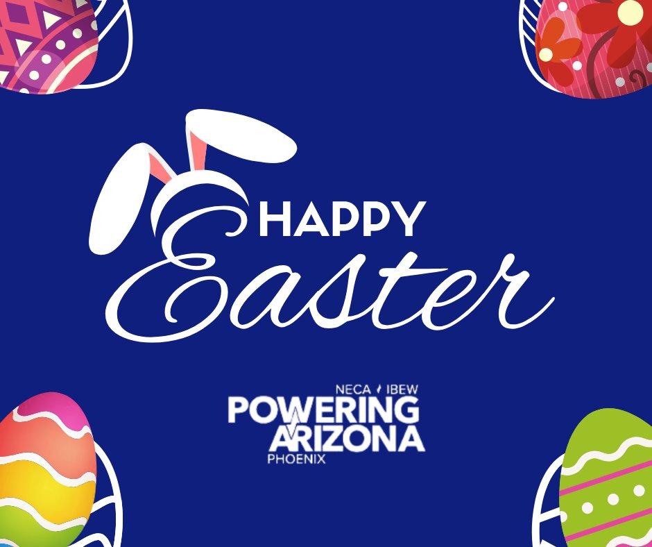 ArizonaPowering's tweet photo. Happy Easter!

#WeAreNECA https://t.co/XAzrTtXBrd