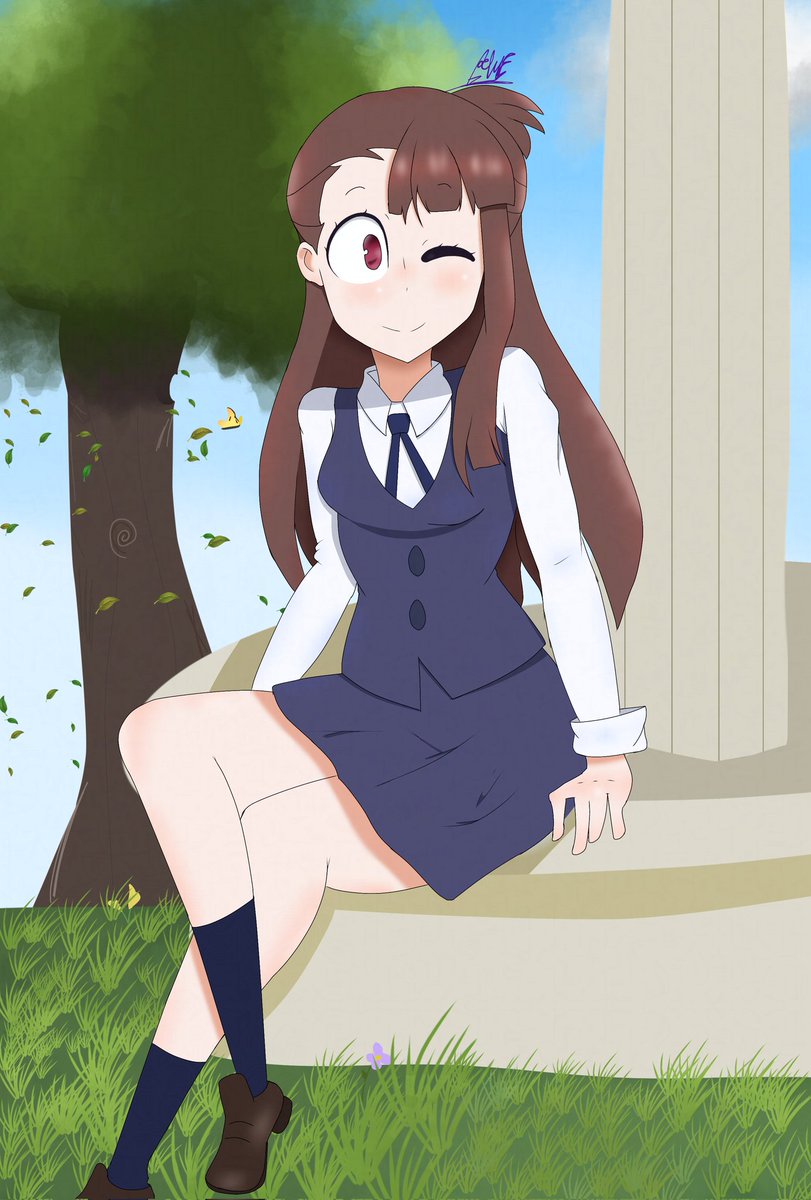 Patines, ahí les va un dibujazo de Akko en un parque sentada en una fuente

Estoy tratando con todas mis ganas hacer mi estilo parecido al de LWA pero vaya que es cansado xd

Espero les guste 

#lwa_jp #littlewitchacademia

Apoyen a los artistas humanos 🌸