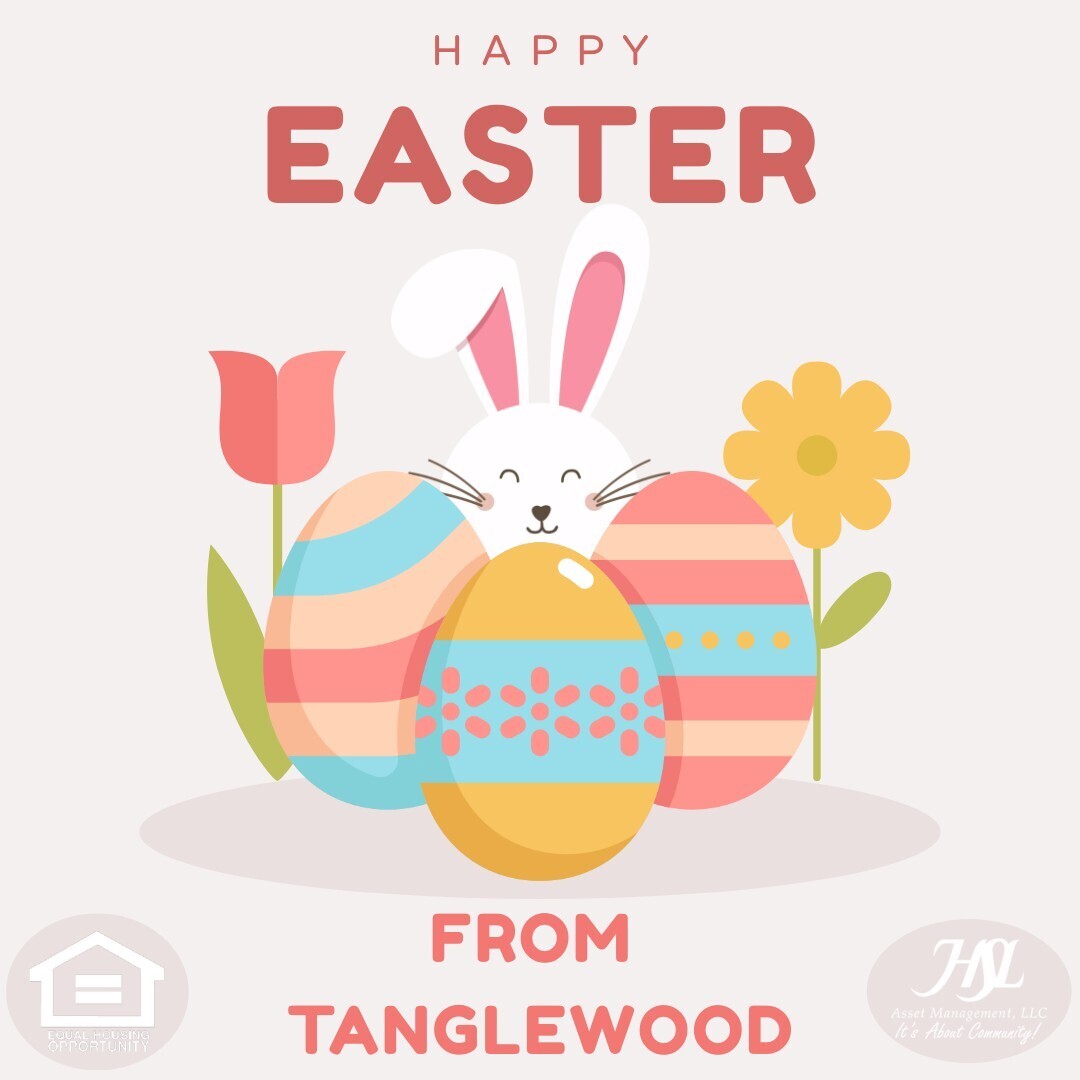 HSLTanglewood's tweet photo. 🐣🌸 Happy Easter!

Wishing our residents &amp; future neighbors a day full of joy, peace, and happiness 💛

We’re grateful for our amazing community—and can’t wait to welcome more of you home! 🏡✨

[Equal Housing Opportunity]
HSL Asset Management, LLC. https://t.co/6o7rm4AnZq