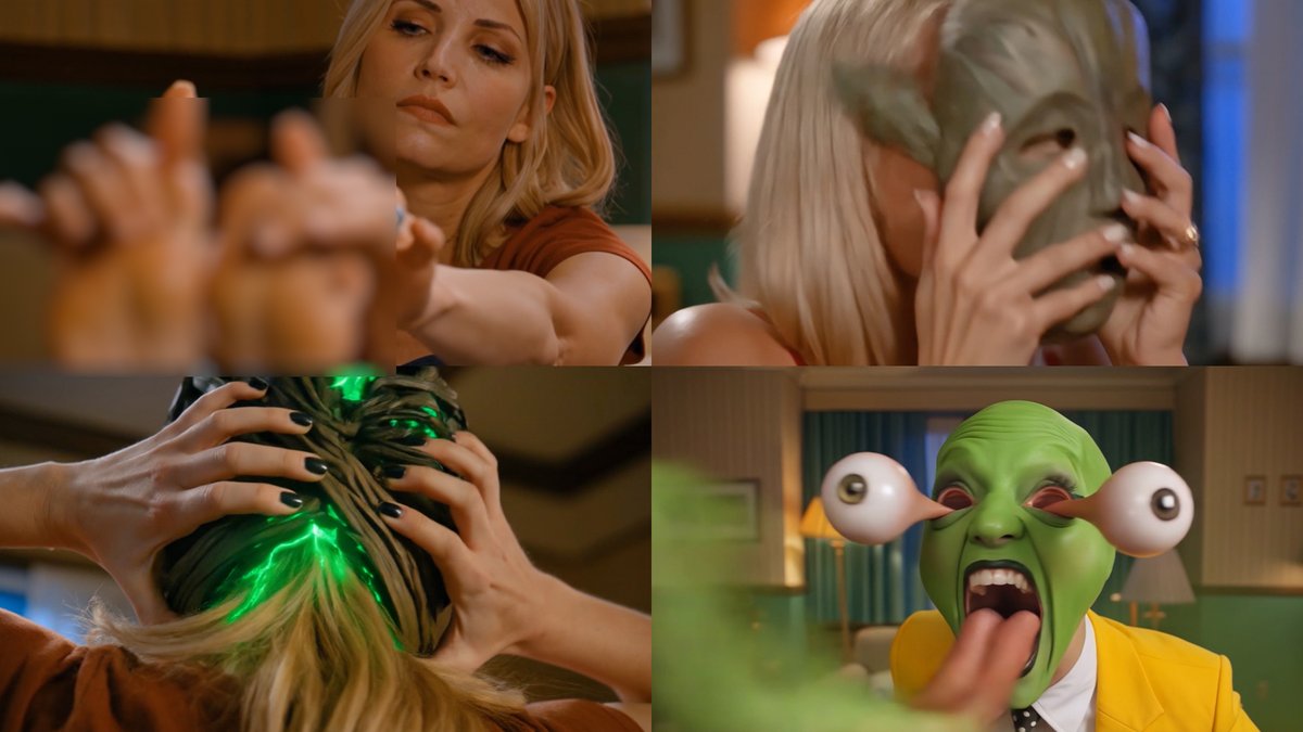 She-MASK New Linda Transformation    Full video here: patreon.com/posts/154849895