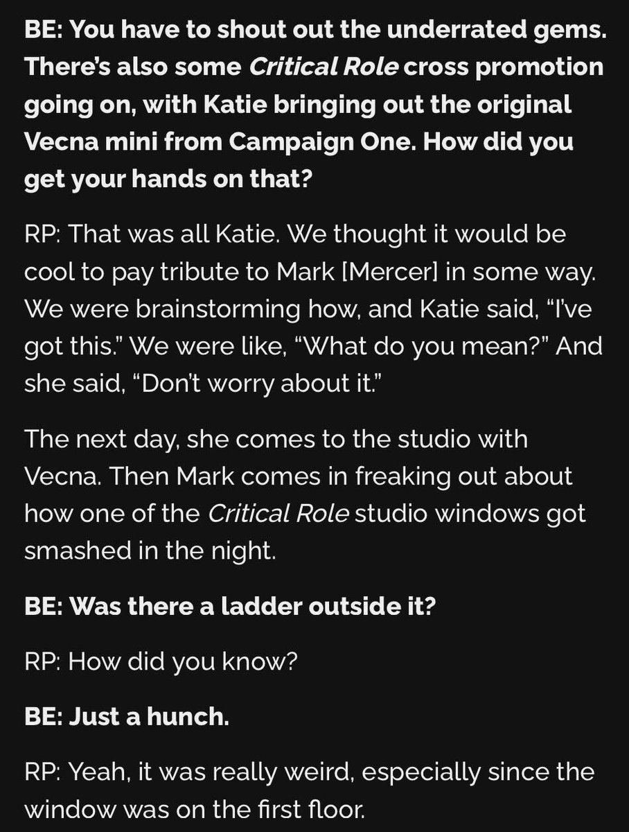 dimension20show's tweet photo. Katie was hanging out at a thing called Critical Role... ever heard of it? 🧝‍♀️🚌 https://t.co/oW8iI8wgVj