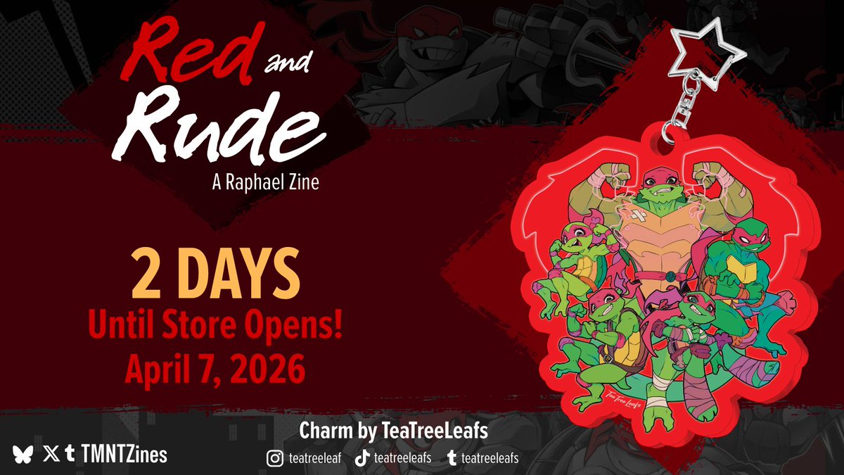 Red & Rude: A Raphael Zine - PREORDERS SOON!! tweet media