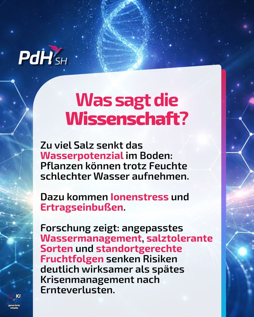 PdH_SH's tweet photo. Steigendes Meer, sinkende Ernten. Schleswig-Holstein verliert Boden, wenn Politik weiter auf Verdrängung statt Anpassung setzt. Wer jetzt nicht handelt, lässt Landwirtschaft, Küstenschutz und Versorgung gemeinsam unter Druck geraten. 

#dagehtnochmehr #pdh #pdh_sh https://t.co/eApHgOQUba